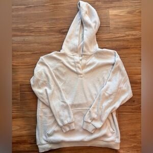 Aerie Cream Hooded Sweatshirt